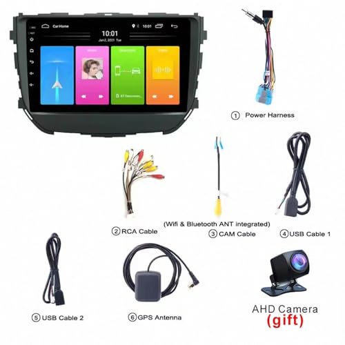 Radio Coche 2 DIN Android Auto Vitara Brezza Mirror Link Bluetooth 7