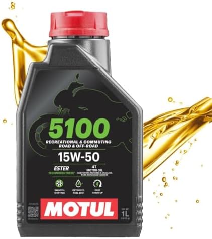 Óleo Motul 5100 4T (Semi-sintético) 15W50 1L