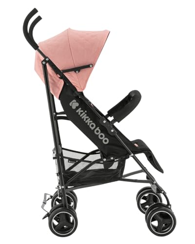 KikkaBoo BEETLE Silla de Paseo, Carrito Bebé hasta 22 kg, Plegado, Ligero, Compacto, Rosa - imagen 2