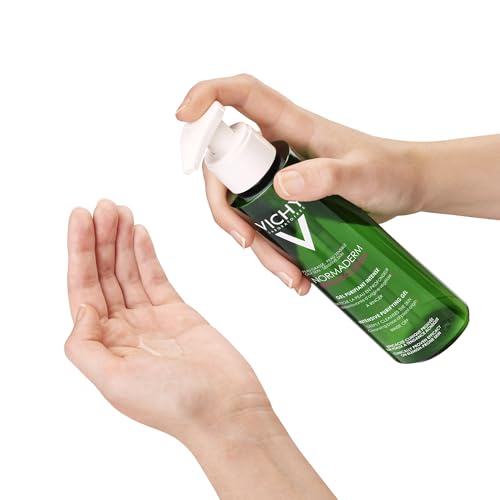 Vichy Normaderm Phytosolution Purifying Cleansing Gel 400ml Value Size with Salicylic Acid, Daily Face Wash for Oily & Blemish-Prone Skin, Deeply Cleanses & Purifies Without Over-Drying