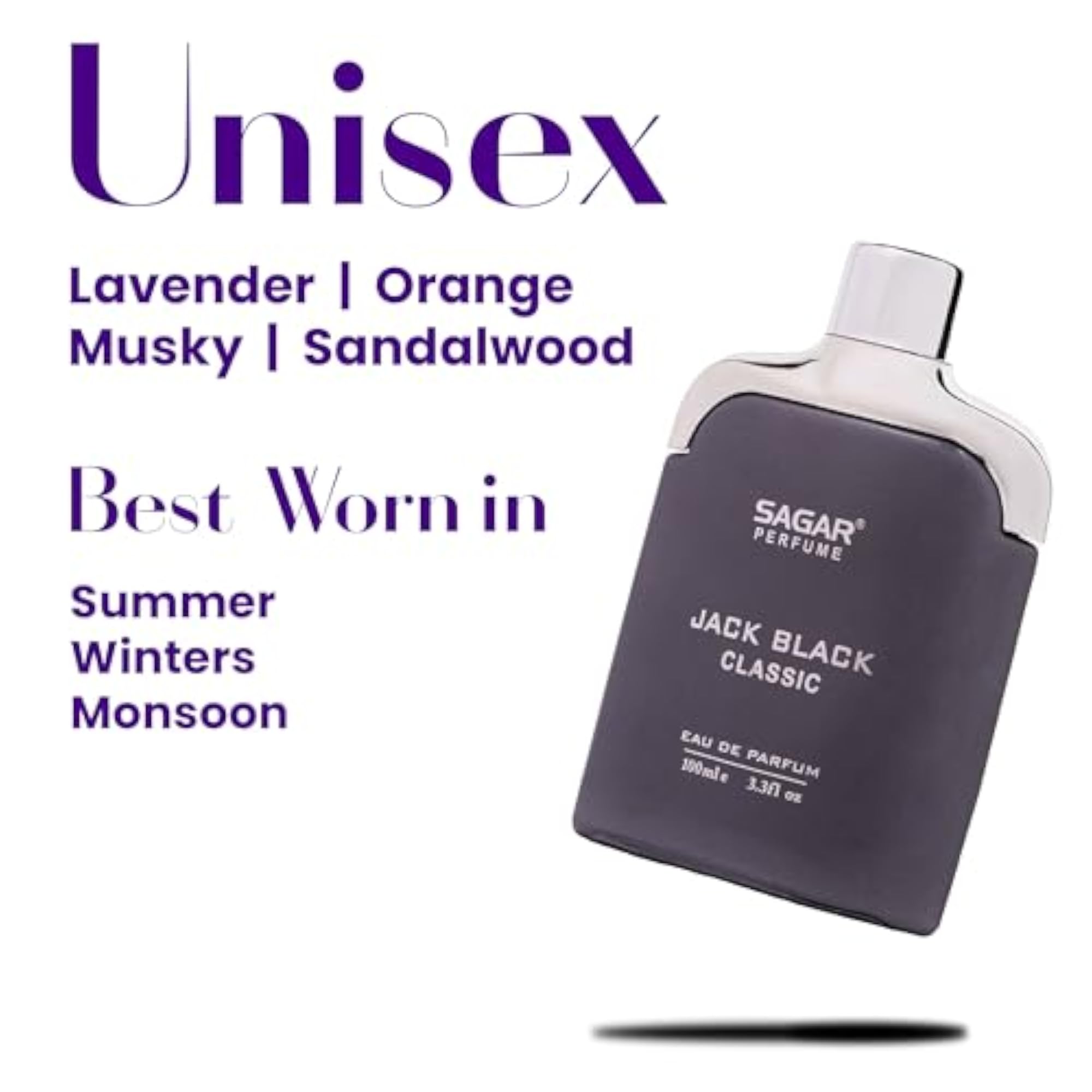 Jack Classic Black 100ml, Unisex Fragrance