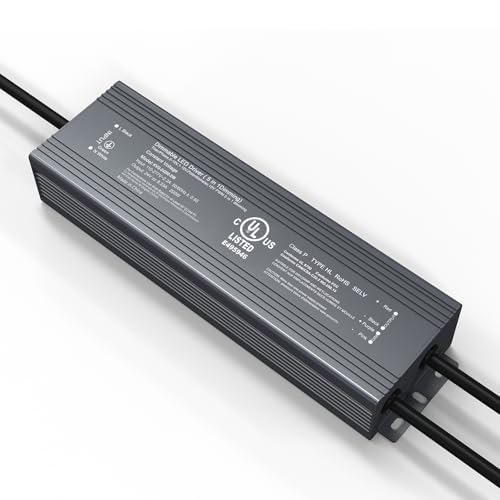 Image of SCON 24V DC 200W LED Power Driver for Track Lighting System, TRIAC /ELV /0-10V /1-10V Dimmable Supply Transformer Converter Adaptor for LED Lights (Driver B for XTB106-24SD)