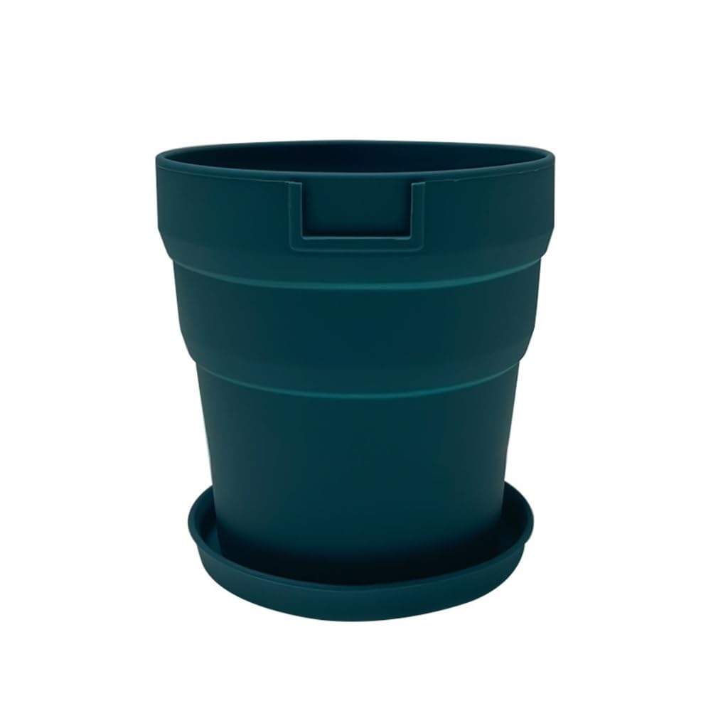 Gelasige E Gelasig Flower Pots Silicon Flower Pot Offic Desktop Reusabl Foldabl Flower Pot With Tray Outdoor Flower Pots