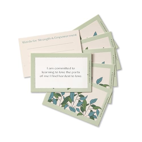 Cartes d'affirmation de poche coffret cadeau bien-être et motivation