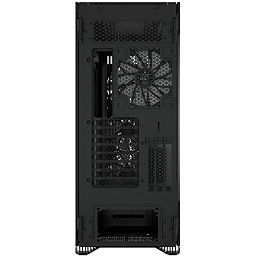 Corsair iCUE 7000X RGB Boîtier PC ATX Grande Tour (Trois Panneaux en Verre Trempé, Quatre Ventilateurs RGB de 140 mm Inclus, Gestion des Câbles Facilement, Vaste Espace Interne) Noir