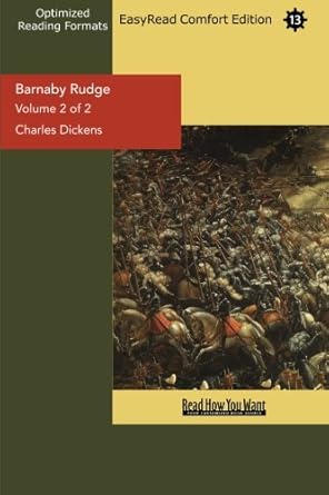 Buy Barnaby Rudge: A Tale of the Riots of 'eighty: Easy Read Comfort ...