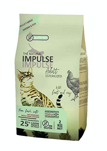 NATURAL IMPULSE Cat STERILIZED Pienso para Gatos Esterilizados - Saco 2 kg