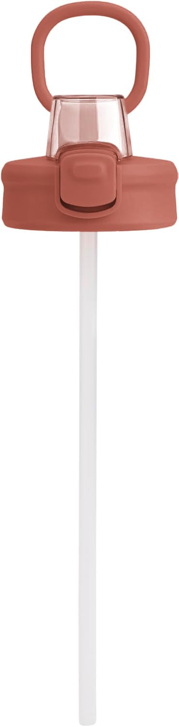 Manna Push Lid with Push-Open Locking Cover and Attached Easy-Carry Handle - Earth Rose