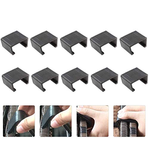 TOPBATHY 10Pcs Grampos Clipes Clipes de Sofá Móveis de Vime Do Pátio Mobília Ao Ar Livre Mobiliário