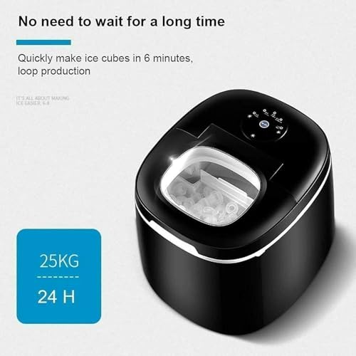 Fabricadora de hielo automática con depósito acero inoxidable miniatura 2