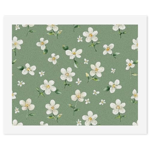 Kit de pintura por números RTBKLYQ de flores vintage con óleo digital para adultos