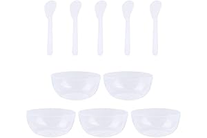 10Pcs Makeup Mixing Bowl for Slime Gloss Lip Balm Glue, DIY Handicraft...