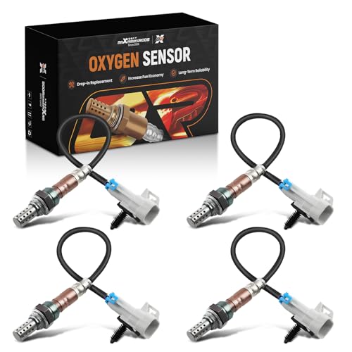 maXpeedingrods 4PCS Oxygen O2 Sensor Set Replaces 234-4668 Upstream & Downstream Compatible with Chevrolet Avalanche Silverado Tahoe with GMC Sierra Yukon Acadia with Buick Enclave Escalade