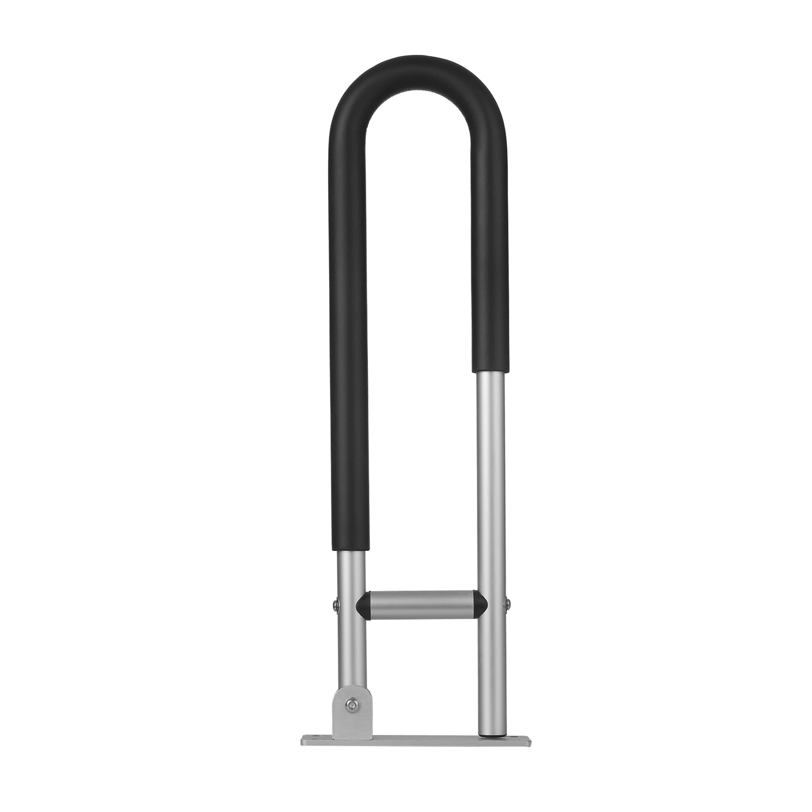 Marhynchus Barra de Agarre para Baño Barra de Seguridad Abatible de Aleación de Aluminio 60 X 6 X 20 Cm con Diseño Plegable de 90 Grados Soporte Antideslizante para Personas Mayores con Discapacidad