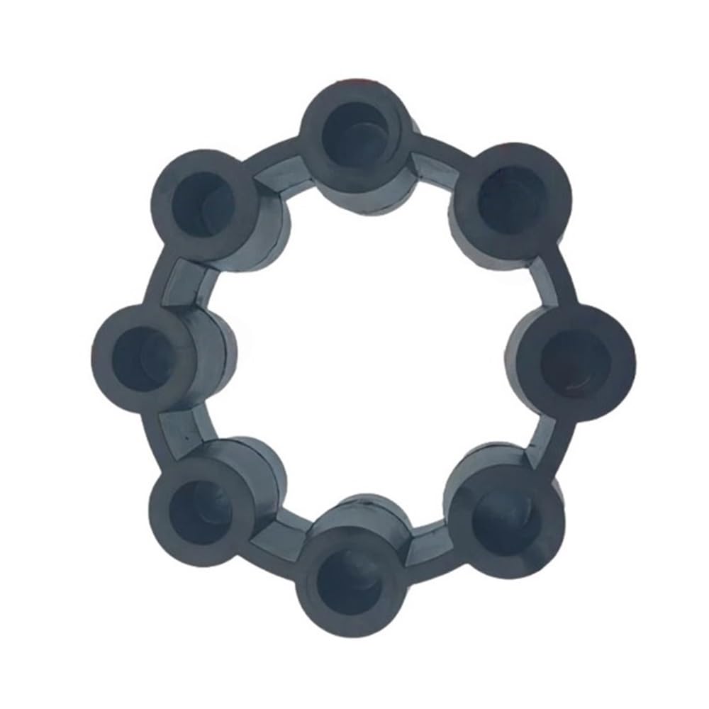 Giunto albero cuscinetto tampone flessibile, 1 pezzo Guarnizione ammortizzatore Plum Blossom, Giunto con nucleo in ferro CC Cuscinetto tampone in gomma Tipo nucleo MH Corpo elastico(MH200)