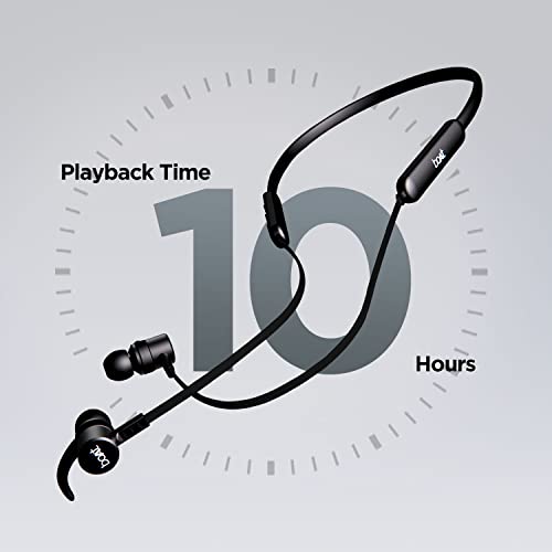 Image of Boat Rockerz 255 Pro in Ear Bluetooth Neckband with Upto 10 Hours Playback, ASAP Charge, IPX5, Signature Sound & Integrated Controls(Active Black)