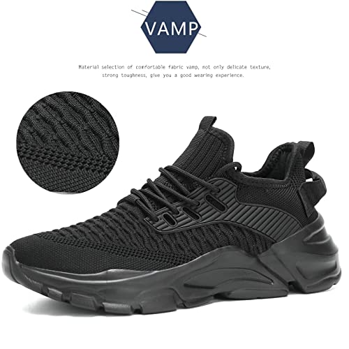 Men's Running Shoes, Non Slip, Breathable, Lightweight Fashion Sneakers, Slip Resistant Athletic Sports Walking Gym Work Shoes4