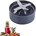 Cafopgrill 600W Extractor Blade, Sostituzione Croce Extractor Acciaio Inossidabile Croce Lama Alta Base Adatto per frullatore NutriBullet, Blender Juice Tool