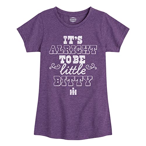 International Harvester - It's Alright to Be Little Bitty - Toddler Girls Short Sleeve Graphic T-Shirt
