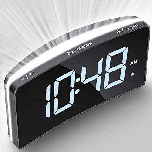 Mpow Alarm Clock with Night Light, Full Range Brightness Dimmer, Alarm Clocks