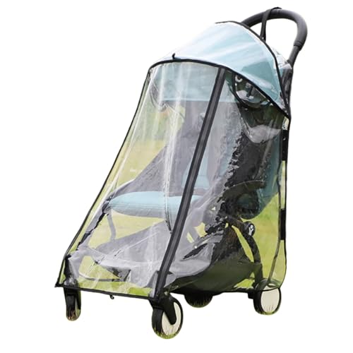 jiahesuw Baby Strollers Rain Guard Full Wrap Case Protector Windproof Pram Cart Protective Sleeve for Outdoor Use