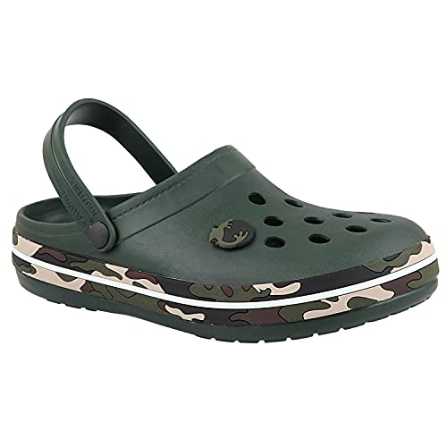 Image of NEOZ Men's Casual Clogs /Sandals with Adjustable Back Strap for Adult | Comfortable & Light Weight | Stylish & Anti-Skid | Waterproof & Daily Flipflops