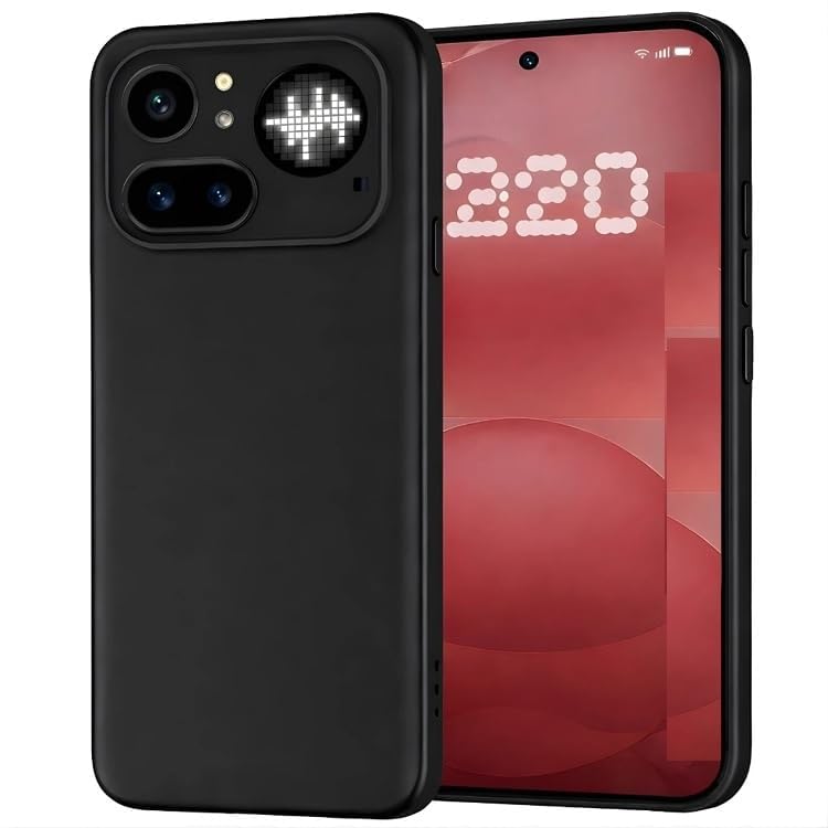 Image of SPAZY CASE Nothing Phone 4a Pro Back Cover | Back Cover | Soft Silicone Slim Back Case Cover for for Nothing Phone 4a Pro - Black