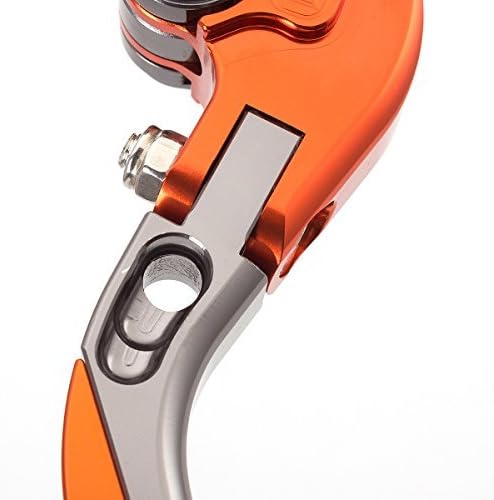 Miniatura 22 de FXCNC Billet Folding Extendable Adjustable Brake Clutch Levers Compatible with Raptor YFM660 01-04, TTR125L/LE/LW 00-16, Banshee 350 02-06
