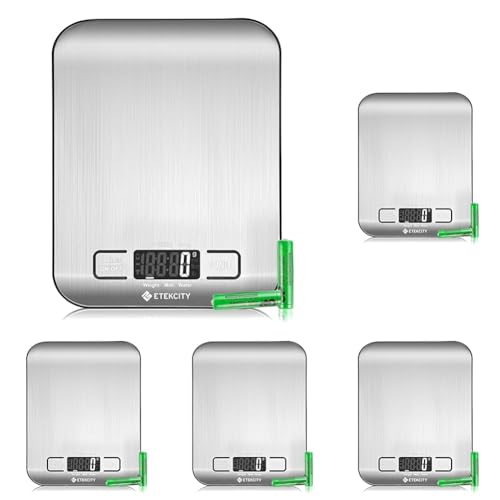 Etekcity Digital Kitchen Scales, Premium Stainless Steel Food Sca...