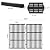 Genesis 300 Parts 7524 Grill Grate 7621 Flavorizer Bars 65505 Heat Deflectors Replacement Parts for Weber Genesis E-310 E-330 S-330 S-310 E-320 S-320 E-315 Gas Grill GS4 Flavor Bars Cooking Grate