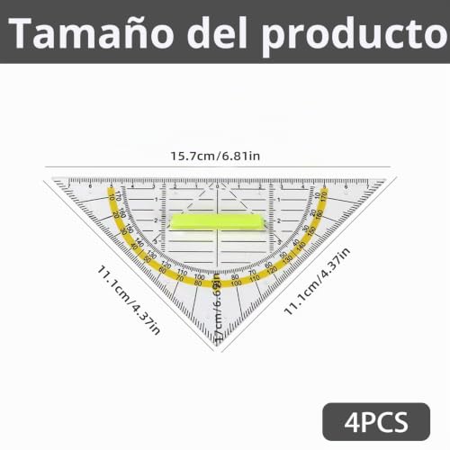 Escuadras de plástico 15 Imagen adicional