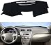 FLY5D Honda New CR-V Dash Cover Mat Pad Fits 2012-2016 (Honda New CRV Year 2012-2016, Black)