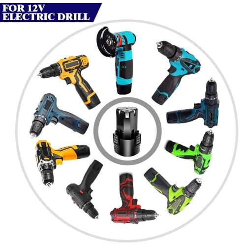 Image of SAURAN 12V Cordless Drill Battery for Cordless Drill (Material -Plastic,12V) (1)