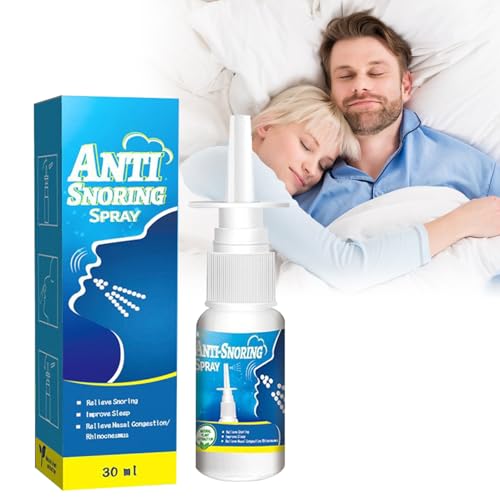 Anti Ronquido Spray Nasal,Solución Anti-Ronquidos,Antirronquidos Spray Ronquidos Soluciones,Natural Spray Antironquidos Mejora el Sueño,Evite los Ronquidos Desagradables y Disfrute de un Sueño