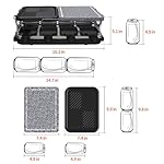 Voohek Korean BBQ Grill Raclette Grill Indoor Grills Electric Smokeless Electric Grill 2 in 1 Nonstick Grilling Plate & Cooking Stone Adjustable Temperature 8 Raclette Pans 8 Wooden Spatulas 1300W - Image 4