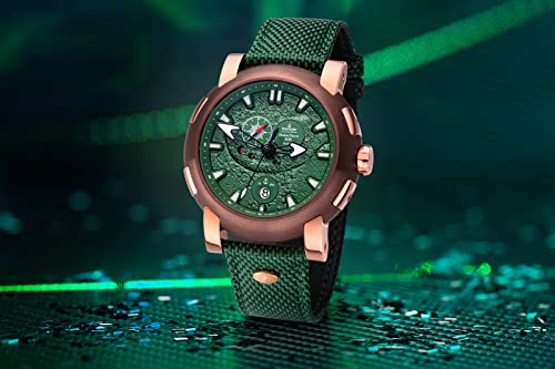 Kronsegler Mariana Trench Montre Automatique Rose Vert – vue 4