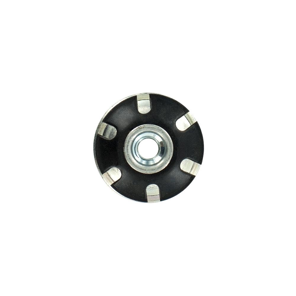 Outwater Industries Metal Threaded Single Star Type Leveler Inserts for 1-1/8 Inch Round Tubing, Heat Treated Steel and Zinc Plated Base, Fits Round 16-18 Gauge Tube, Thread: 5/16-18, 20 Pack