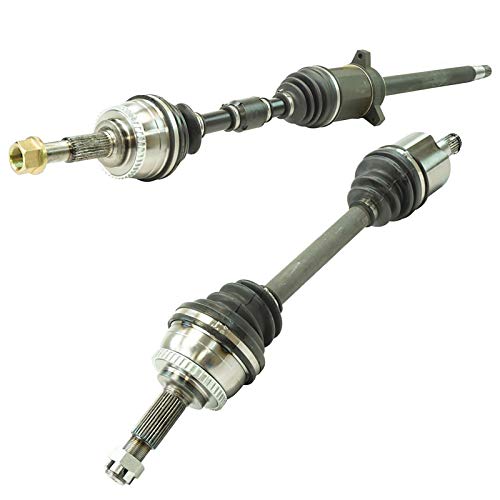 Image of TRQ Front Driver and Passenger Side CV Axle Assembly Set 2 Piece Compatible with 2005-2006 Nissan Altima V6 3.5L Automatic 2005-2006 Maxima Automatic 2004 Maxima SE