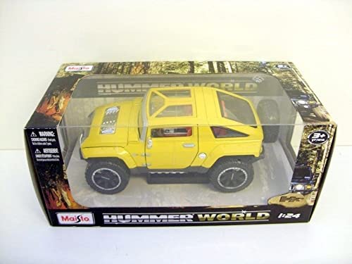 Hummer HX Concept jaune 1/24 voiture miniature de collection Maisto