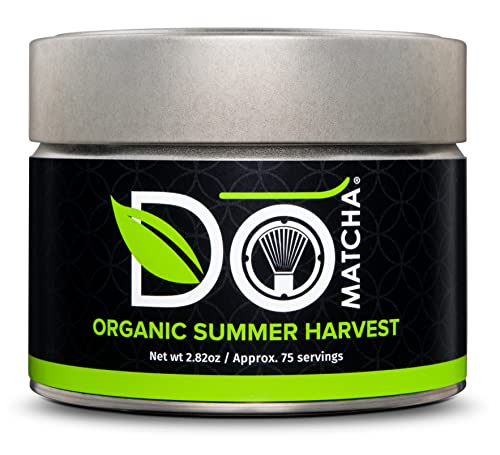 Domatcha Organic Ceremonial 1Oz And Organic Summer Harvest 2.82Oz - Authentic Japanese Green Tea Matcha Powder #TOP1