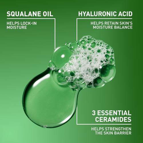 Image of CeraVe Hydrating Foaming Oil Facial Cleanser with Hyaluronic Acid, 8oz