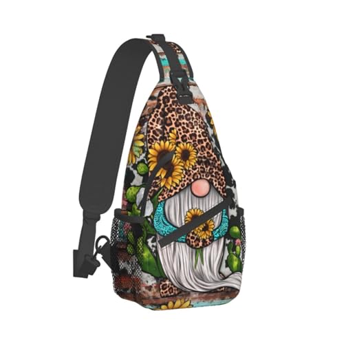 Mochila cruzada deportiva para senderismo y viaje negra miniatura 2