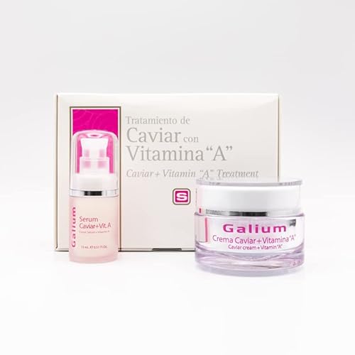 Crema Hidratante CAVIAR + Serum CAVIAR | Vitamina A | Tratamiento Facial...