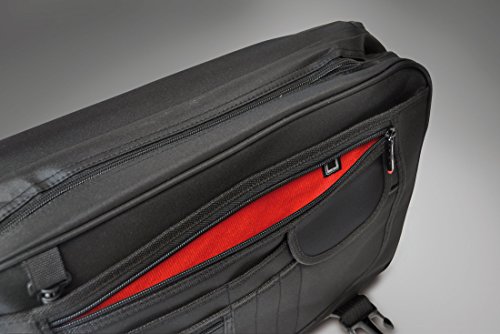 Maletín para laptop Monolith 3192 en poliéster negro resistente 4