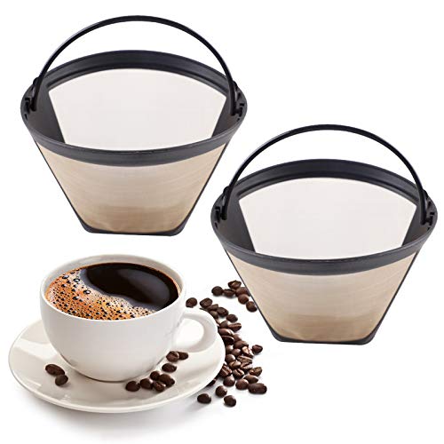Congis Coffee Filter Reusable No4 Cone Filter Replacement Coffee Filter for Coffee Bar Makers Machines and Brewers BPA Free 2 Coffee Filter