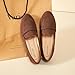 MEFOUND Women's Flats Shoes Ballet Flats Fashion Round Toe Comfortable Flats Dressy Slip on Loafers for Women (Tan,US9.5)