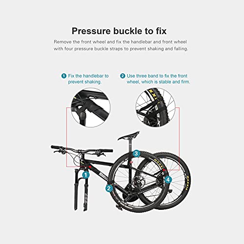 Bolsa de transporte de mountain bike para bicicleta portátil de ciclismo de 26-27,5 polegadas MTB 70