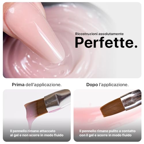 Rozwiązanie Acrygel Gel Paznokci Profesjonalna rekonstrukcja, żel do paznokci, podstawa i top Coat bezdyspersyjny do półtrwałego lakieru do paznokci, żelu do paznokci, Acrygel 1000 ml.
