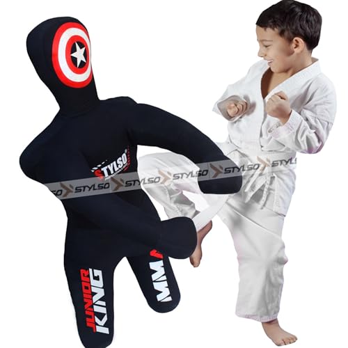image for Stylso Un-Filled Wrestling Dummy for Kids - Ultimate Training Companio