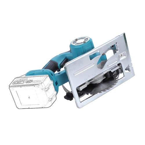 KATSU FIT-BAT Cordless Circular Saw 21V/18V Brushless Motor 125mm 5Inch Without Batteries, 125mm Blade Included 102794 5 KATSU FIT-BAT Cordless Circular Saw 21V/18V Brushless Motor 125mm 5Inch Without Batteries, 125mm Blade Included 102794 - Image 5